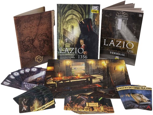 Tactic gioco da tavolo Crime Scene Lazio 1356 - escape room adulti-2