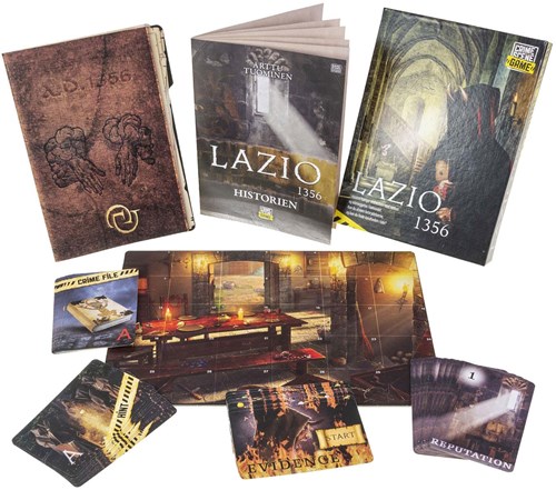 Tactic gioco da tavolo Crime Scene Lazio 1356 - escape room adulti-3