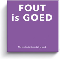 Fout is Goed gioco di carte party game adulti cultura generale