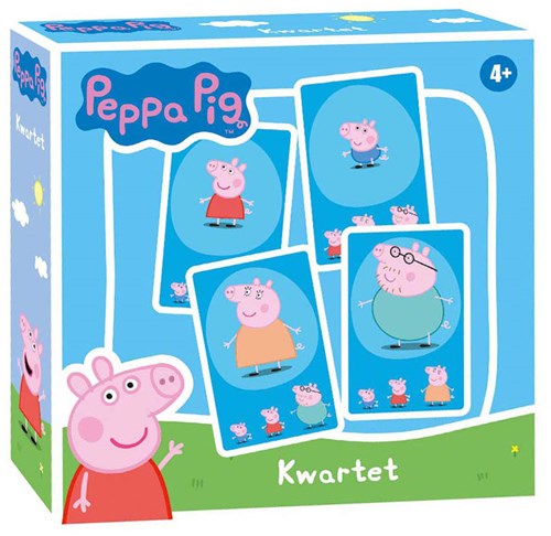 Gioco di carte quartetto Peppa Pig - gioco per bambini dai 4 anni - giocattolo educativo