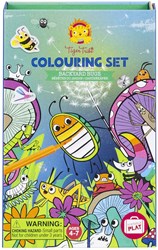 Set da colorare insetti da giardino creatività per bambini - kit artistico