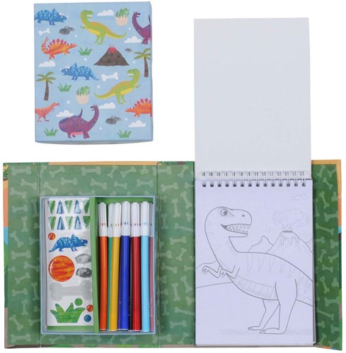 Tiger Tribe set da colorare - libro da colorare dinosauri e set attività per bambini-2