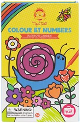 Libro da colorare colora con i numeri con pennarelli - Giardino Arcobaleno giocattolo creativo