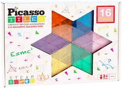 Picasso Tiles mattonelle magnetiche da costruzione - gioco educativo 16 pezzi