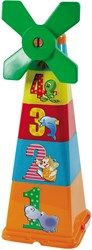 Androni Giocattoli cubo impilabile mulino giocattolo per sabbia e acqua
