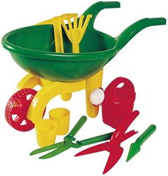 Androni Giocattoli carriola set da giardino giocattolo per bambini 9 pezzi