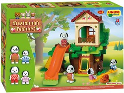 Casa sull'albero set costruzioni animali Unico Maximilian Families 96 pezzi giocattolo