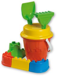 Androni Giocattoli Set secchiello forme castello gioco sabbia spiaggia