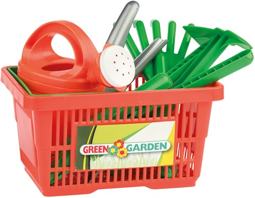 Androni Giocattoli set da giardino cestino giocattolo per bambini esterno