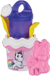 Androni Giocattoli set secchiello unicorno giocattolo spiaggia sabbia
