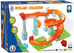 Androni Giocattoli pista per biglie - set costruzioni 31 pezzi - compatibile Duplo
