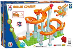 Androni Giocattoli pista per biglie da costruire - Roller Coaster 128 pezzi