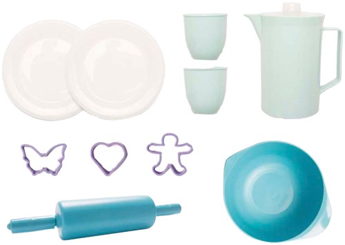 Dantoy set caffè e pasticceria - set cucina giocattolo colorato per bambini-3