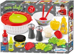 Ecoiffier set insalata giocattolo 21 pezzi cucina gioco di ruolo