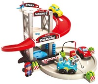 Abrick garage giocattolo con trasportatore e auto - set garage bambini-3
