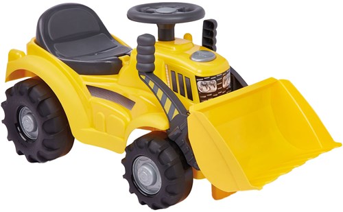 Ecoiffier Maxi Trattore cavalcabile con pala anteriore - Trattore giocattolo giallo per bambini-2