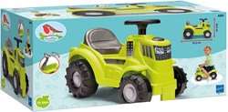 Ecoiffier cavalcabile trattore verde - trattore giocattolo con vano portaoggetti