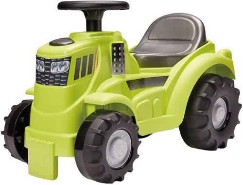 Ecoiffier cavalcabile trattore verde - trattore giocattolo con vano portaoggetti-2