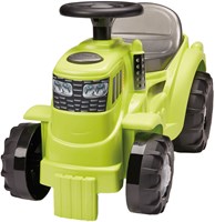 Ecoiffier cavalcabile trattore verde - trattore giocattolo con vano portaoggetti-3