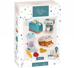 Ecoiffier set cucina giocattolo 4in1 completo 15 pezzi - gioco imitazione cucina