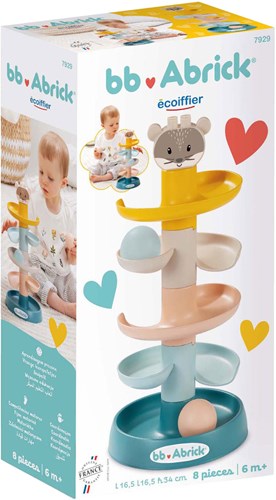 Ecoiffier torre delle palline giocattolo educativo per bambini 8 pezzi colorato