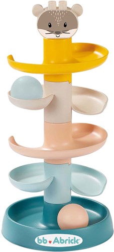 Ecoiffier torre delle palline giocattolo educativo per bambini 8 pezzi colorato-2
