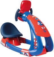 Smoby sedile da corsa Spidey V8 Driver giocattolo per bambini con volante e suoni-2