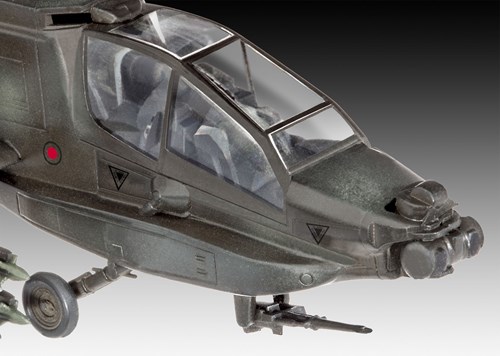 Revell kit modellismo elicottero AH-64A Apache con colori e colla-3