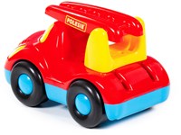Buddy camion dei pompieri giocattolo rosso plastica per bambini-3