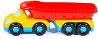 Camion giocattolo Buddy auto plastica container multicolore-3