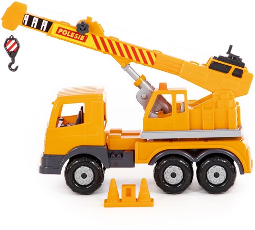 Cavallino Toys camion rimorchio giocattolo - camion arancione in plastica-2