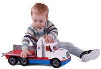 Camion giocattolo Torpedo Cavallino scala 1:16 grande cassone-3