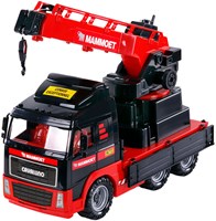 Cavallino camion gru giocattolo Mammoet scala 1:16 veicolo da cantiere rosso-2