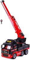 Cavallino camion gru giocattolo Mammoet scala 1:16 veicolo da cantiere rosso-3