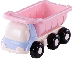 Camion ribaltabile da spiaggia rosa giocattolo in plastica 29cm camion sabbia