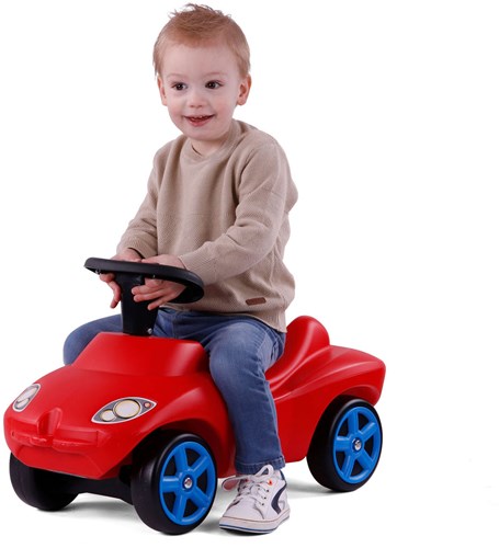 Racer auto cavalcabile rossa con suono - giocattolo ride-on per bambini-3