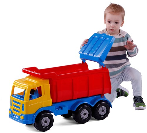 Cavallino Toys camion ribaltabile cavalcabile - robusto camion giocattolo per bambini-3
