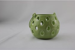 Lantaarn M groen 13x13x10cm