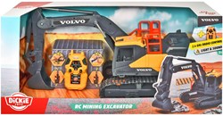Dickie Volvo Escavatore - Auto giocattolo radiocomandata con luci