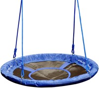Hudora altalena nido lusso blu - giocattolo altalena da esterno 90cm