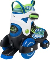 Hudora pattini a rotelle regolabili bambini misura 30-33 multicolore-3