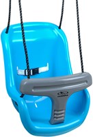 Hudora altalena per bambini blu - seggiolino in plastica da esterno-2