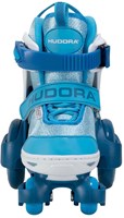 Hudora pattini a rotelle bambini regolabili blu misura 30-33-3