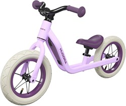 Hudora bicicletta senza pedali 12 pollici lavanda - bici bambini alluminio regolabile