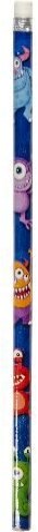 Matite Mostro divertenti con gomma blu legno design giocoso