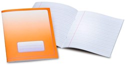 Mercurius quaderno arcobaleno a righe scuola 16x21cm carta arancione