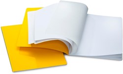 Mercurius album da disegno giallo 24x32 cm con foglio intermedio per bambini