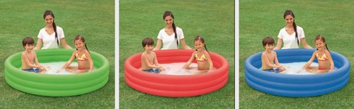 Bestway piscina rotonda gonfiabile 152x30 cm blu piscina bambini