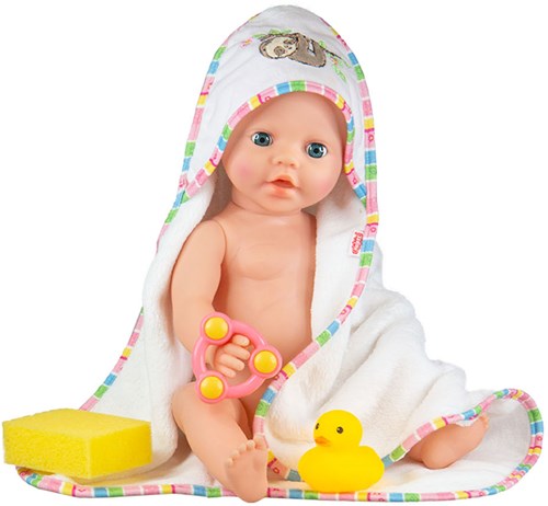 Heless asciugamano da bagno per bambole bradipo con accessori giocattolo da bagno-2