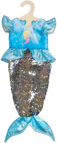 Heless vestito da bambola sirena con paillettes 35-45 cm - abbigliamento bambole